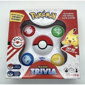 Pokemon Trainer Trivia Handheld Electronic Game - Single or Multiplayer New